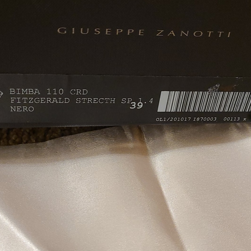 Giuseppe zanotti black stretch booties - Brand New - Picture 6 of 8